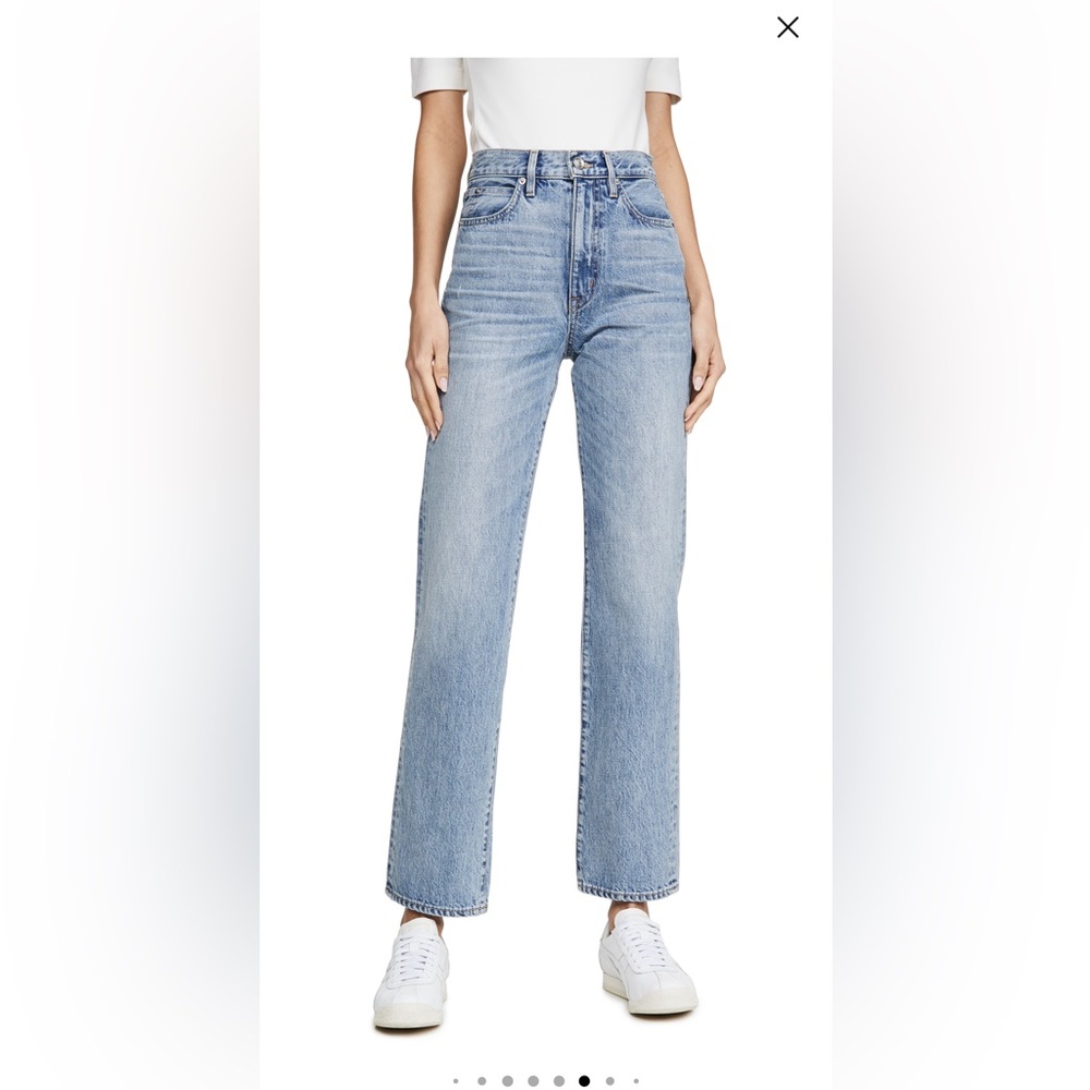 SLVRLAKE Light Blue Straight Leg Jeans